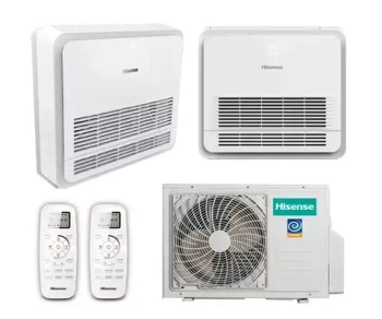 Мульти сплит-система Hisense на 2 комнаты (35+35 кв.м.) консольные