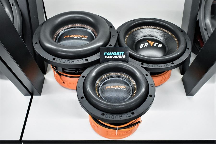 Опять новинки. Такие маленькие, а уже насосы! Новые 8 и 10-дюймовые модели сабвуферов DL Audio уже в наличии.