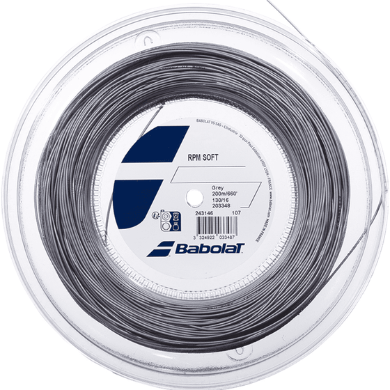 Теннисная струна Babolat RPM Soft - 1.25 Reel (200 м), арт. 243146-107