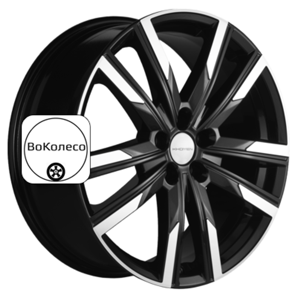 7,5x19/5x108 ET36 D65,1 KHW1905 (Exeed VX/TXL/LX) Black-FP Khomen Wheels