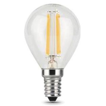 Лампа ступенчатого диммирования Gauss LED Filament Globe E14 7W 4100K step dimmable 105801207-S