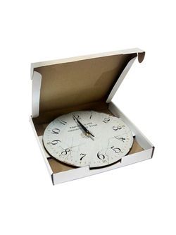 Часы настенные деревянные IDEAL "Италия", 30 см, бесшумные