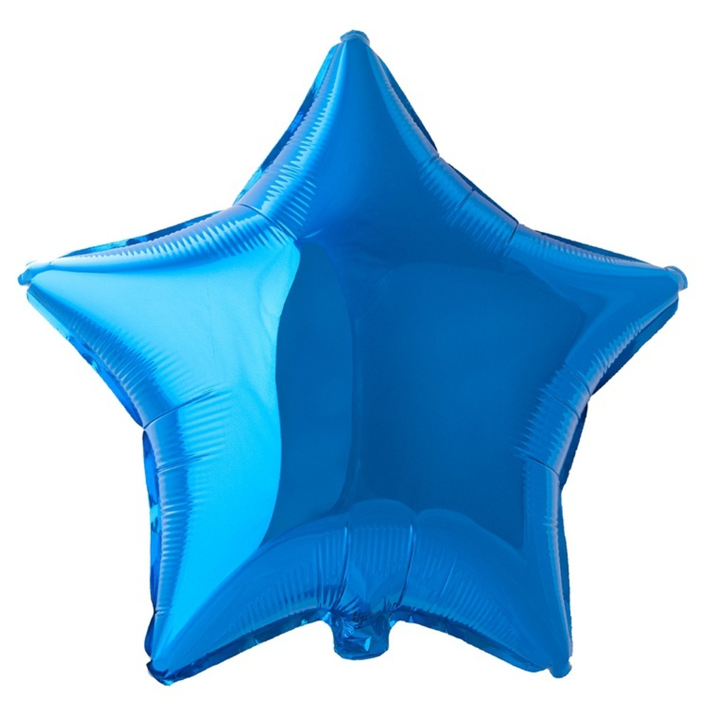 Фольгированная фигура, звезда, 18"/46СМ Металлик Blue