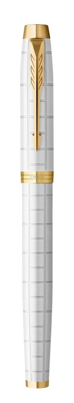 Перьевая ручка Parker IM Premium F318  Pearl GT,перо: F, цвет чернил: blue, в подарочной упаковке.