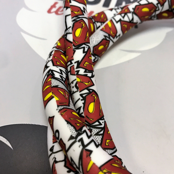 Шланг силиконовый Bazooka, материал soft touch, 2D SUPERMAN 1,5 м