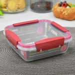 Контейнер 0,8л герметичный "Butterfly bright" (красный)