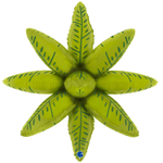 Шар Фольгированный Тропические листья (Зеленый)