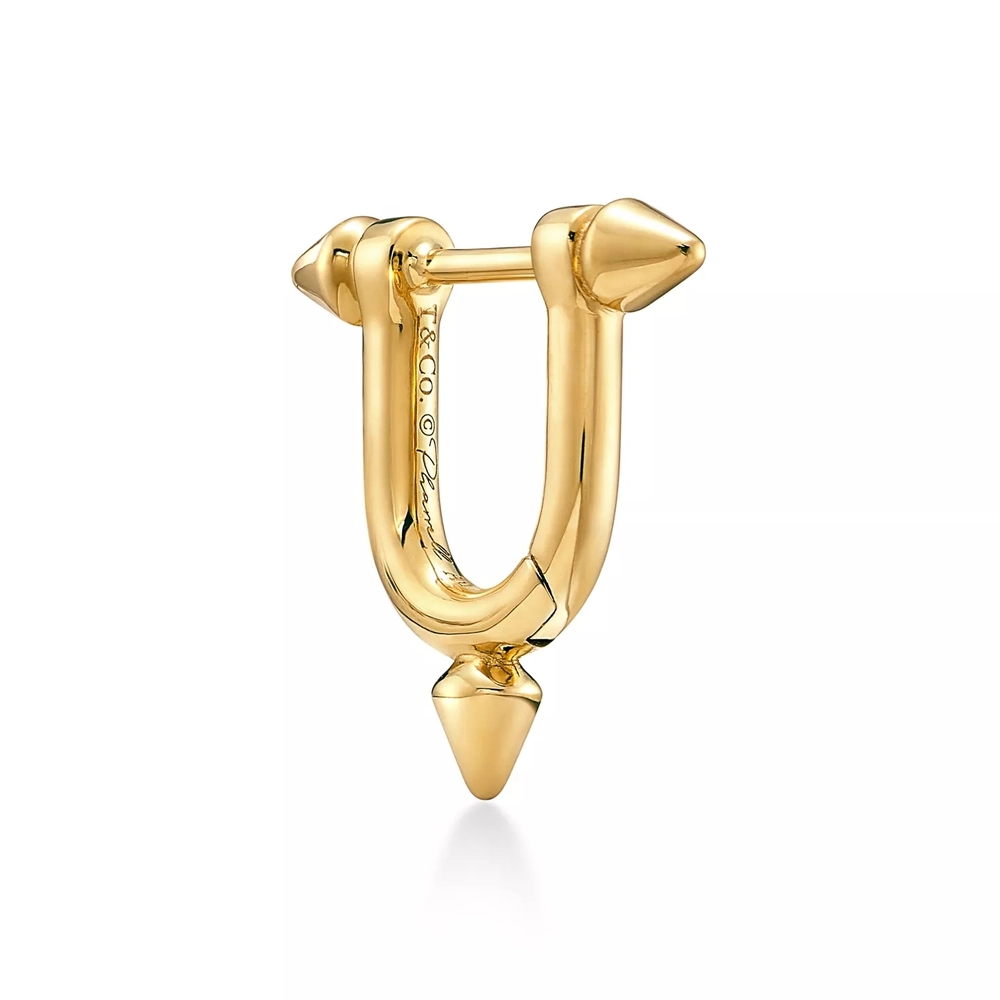 Серьги из жёлтого золота 18k,Tiffany 💠 Titan Pharrell Williams