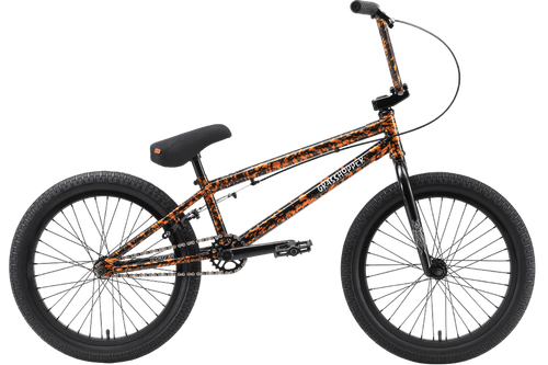 Велосипед BMX 20"Tech Team GRASSHOPPER 2022 Оранжевый-Черный