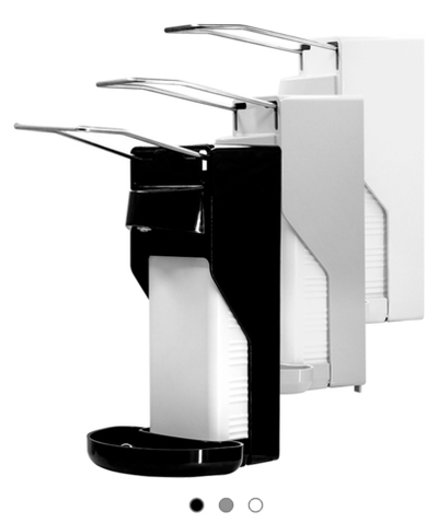 Дозатор локтевой для антисептиков и жидкого мыла МДУ - 10, белый, Россия, МДУ - 10Б