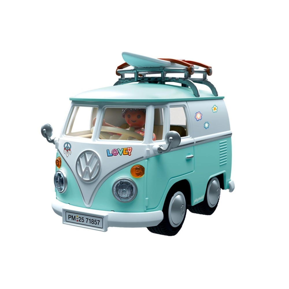 Игровой набор Playmobil 71857 Автомобиль Volkswagen T1 Camper 71857 31 деталь — фото 2