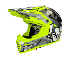 LS2 Мотошлем MX437 FAST XCODE (бело-фиолетовый)