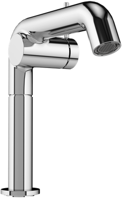 Смеситель для раковины STWORKI Лунд S25010CR + донный клапан SD-001CR хром