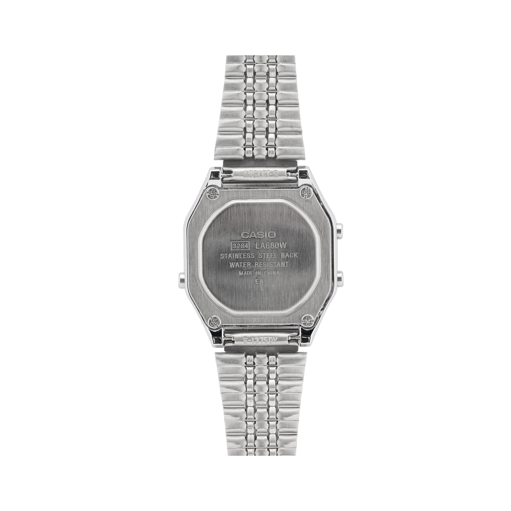 CASIO Men VINTAGE Series Silver Watch LA680WA-7D