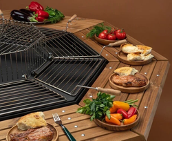 Стол гриль 8-ми местный