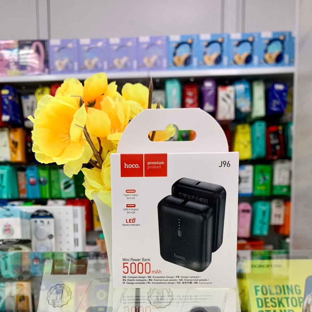 Power Bank 5000mAh, Hoco J96, черный
