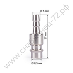 Соединитель Rapid M папа - ёлочка 5мм FOXWELD