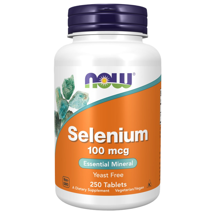 Селен 100 мкг, Selenium 100 mcg, Now Foods, 250 таблеток