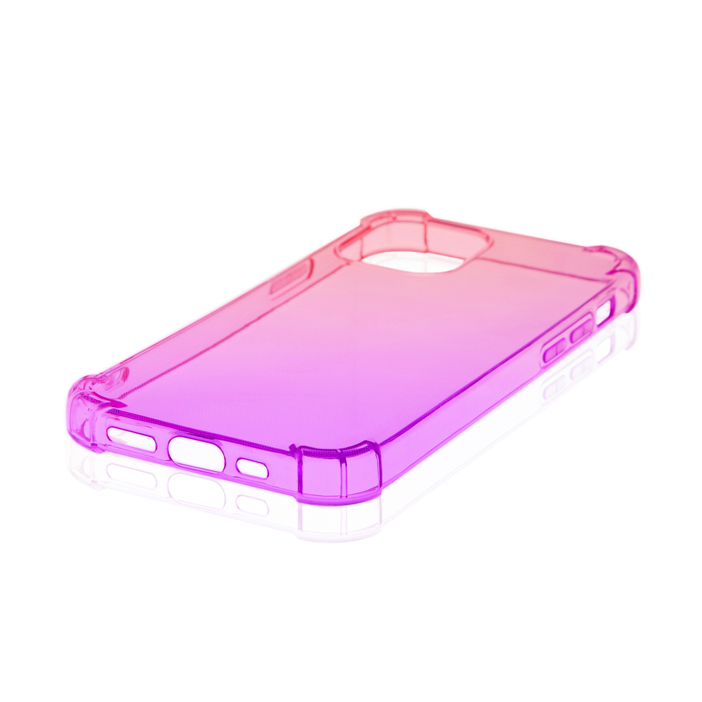 Чехол ROSCO для Apple iPhone 12;Apple iPhone 12 Pro оптом (арт. IP12(12PRO)-HARD-TPU-PINK-PURPLE)