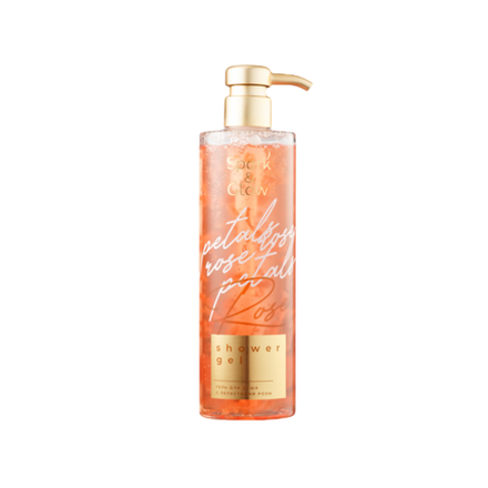 Гель для душа с лепестками розы Spark&Glow Rose petal shower gel, 500мл