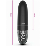 Вибратор Mystim Sleak Freak с электростимуляцией, черный