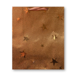 Пакет подарочный бумажный 38,5*29*8,5 см "Золотой"