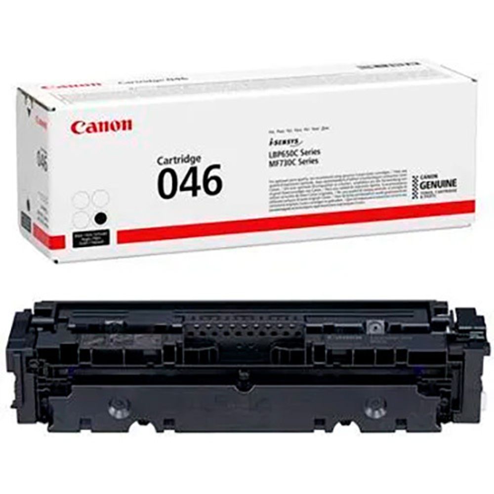 Картридж CANON 046 BK черный 1250c002