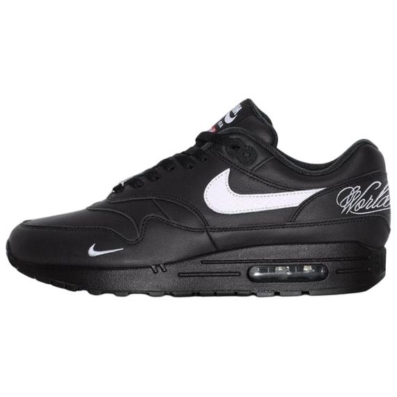 Nike Air Max 1 Беговые кроссовки Низкие Черный/Белый Черный Унисекс