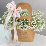 Композиция из 5 белых гипсофил