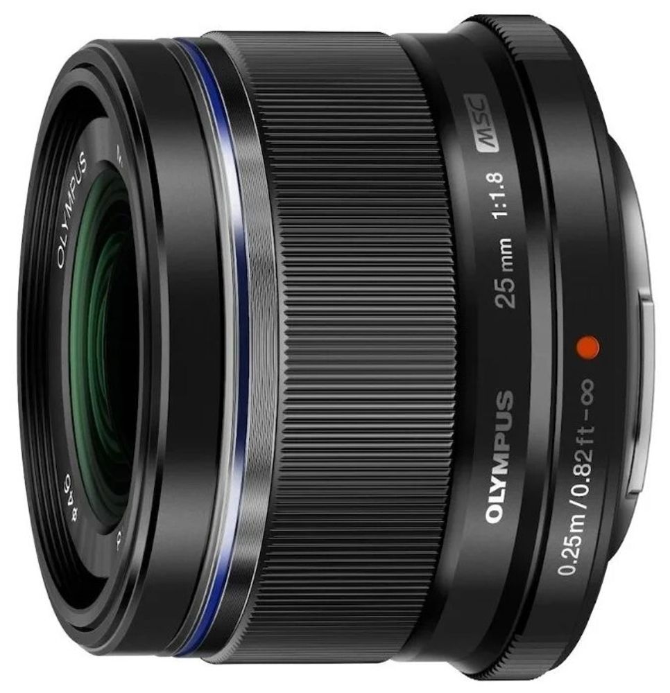 Olympus 25mm f/1.8, черный