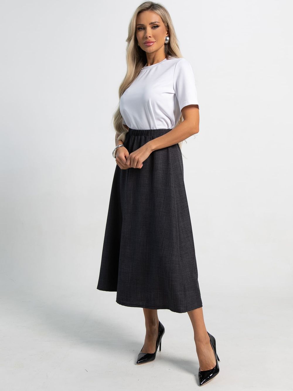 Юбка Льюис (черная) Ю15463-10М LT Collection