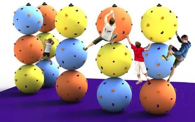 Шаровые столбы-скалодромы 3.9 м