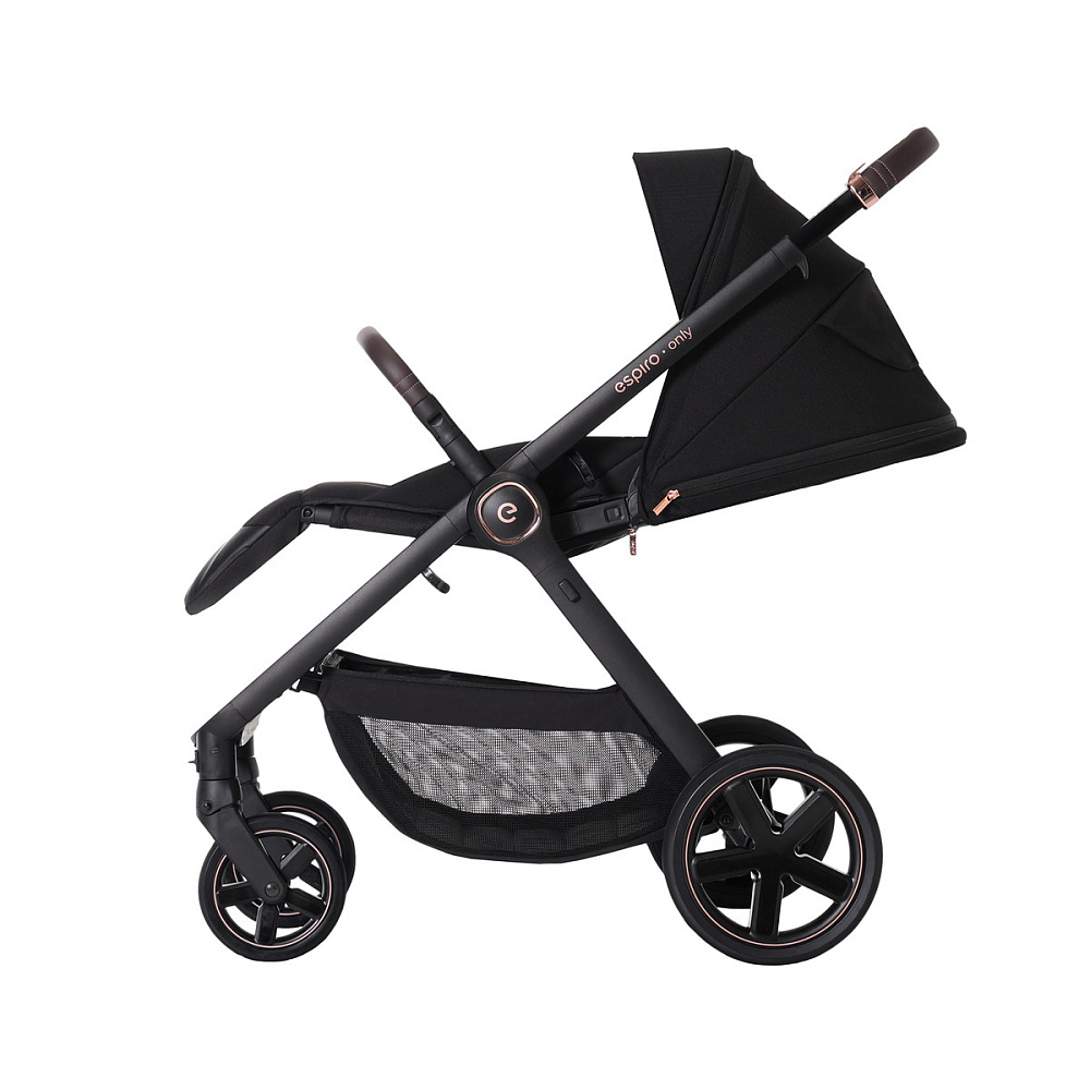 Детская коляска Espiro Only 2 в 1 2025 410 stylish black
