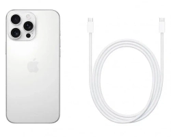 Смартфон Apple iPhone 16 Pro Max 256Gb White Titanium (eSIM) (Без RuStore)