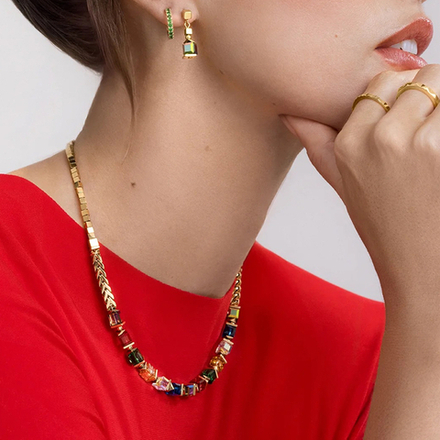 Колье Coeur de Lion Multicolour Gold 2100/10-1516