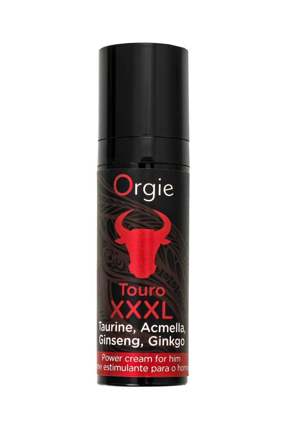 Мужской крем для эрекции ORGIE Touro XXXL 15мл, для мгновенного эффекта уплотнения пениса