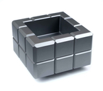 Пепельница Colibri Heritage Cube, Оружейная сталь AT125T3