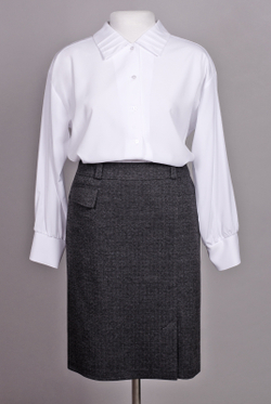 Юбка женская 1383А, ель #201Еа011383А