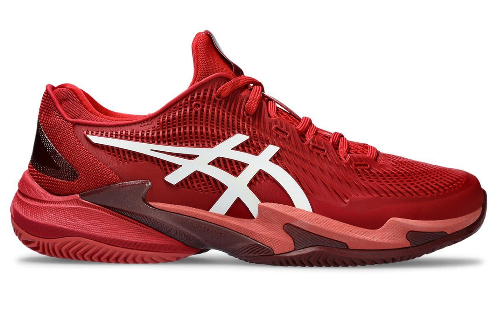Мужские кроссовки теннисные Asics Court FF 3 Novak Clay - cranberry/white