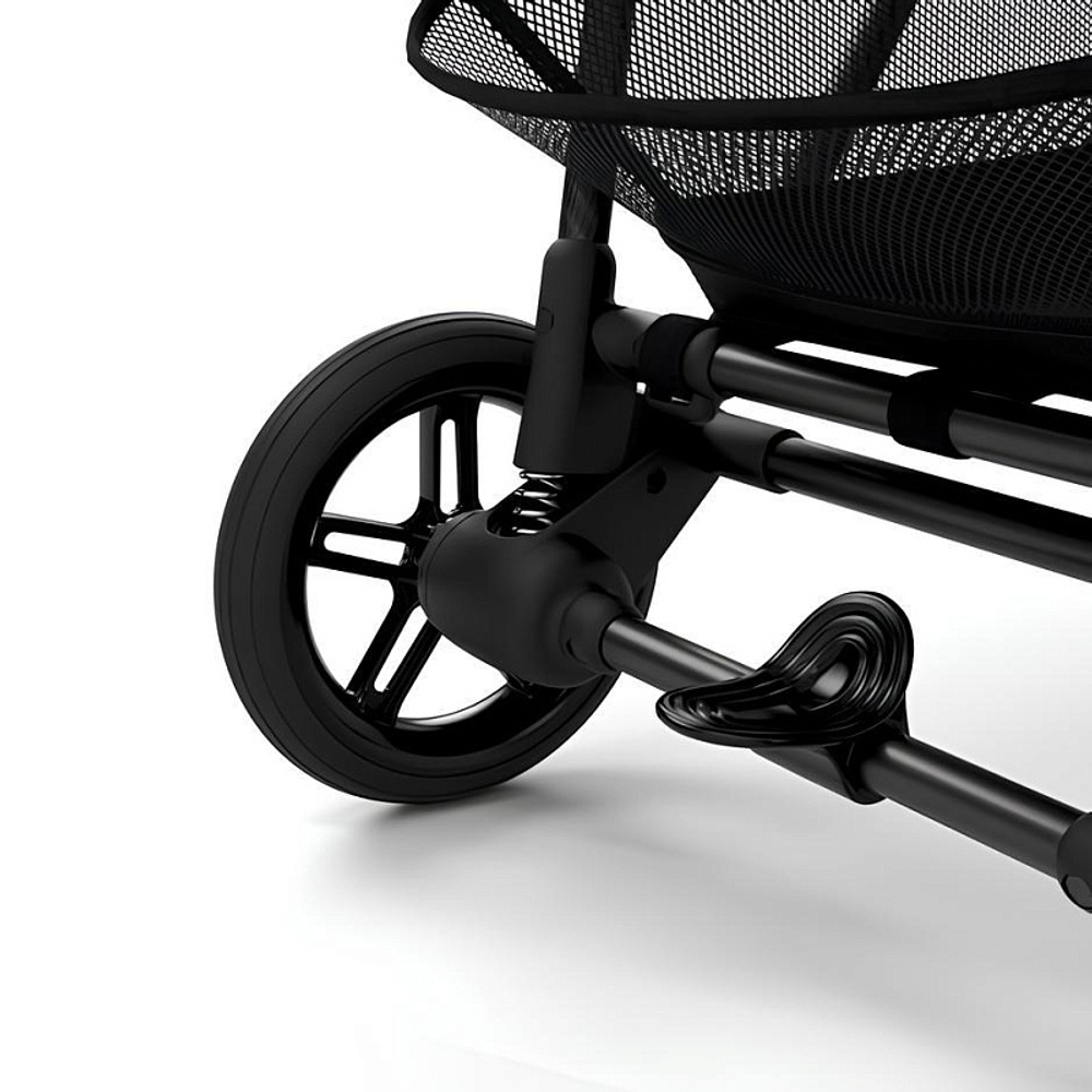 Прогулочная коляска Cybex Melio Carbon Magic Black с дождевиком