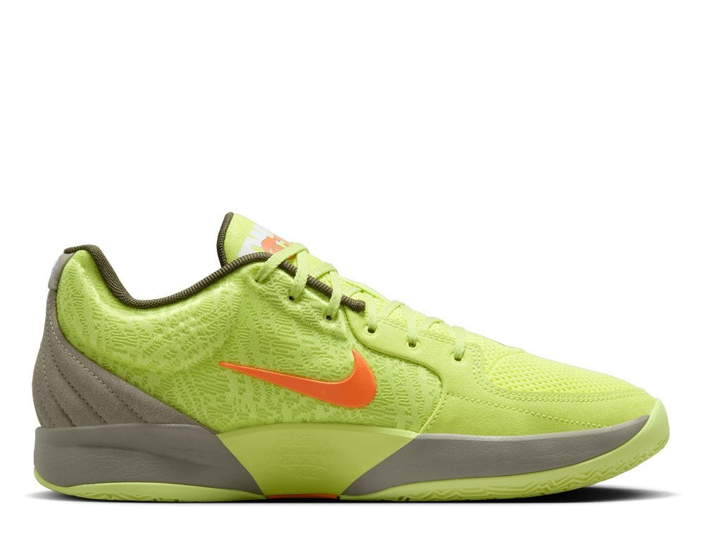 Баскетбольные кроссовки Nike Ja 2 Light Lemon Twist/Light Army/Cargo Khaki/Total Orange