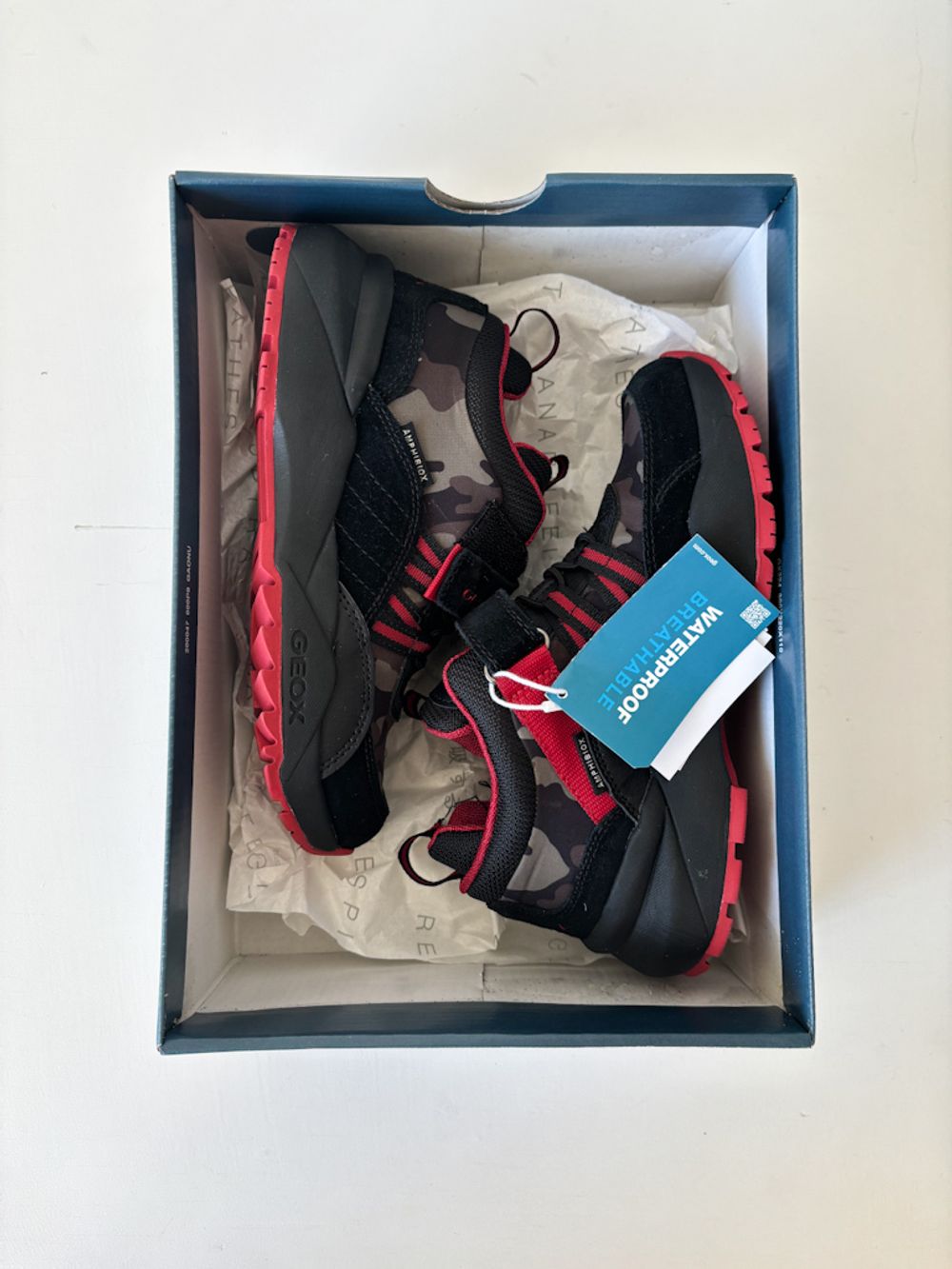 Новые комбинированные кроссовки Geox Respira, 34,5