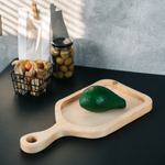 Деревянная доска из цельного куска древесины кедра с выборкой и ручкой. RD99