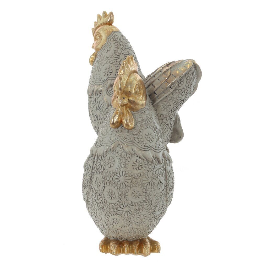 GAEM Фигурка декоративная "Курица с петухом", L19 W11 H23 см