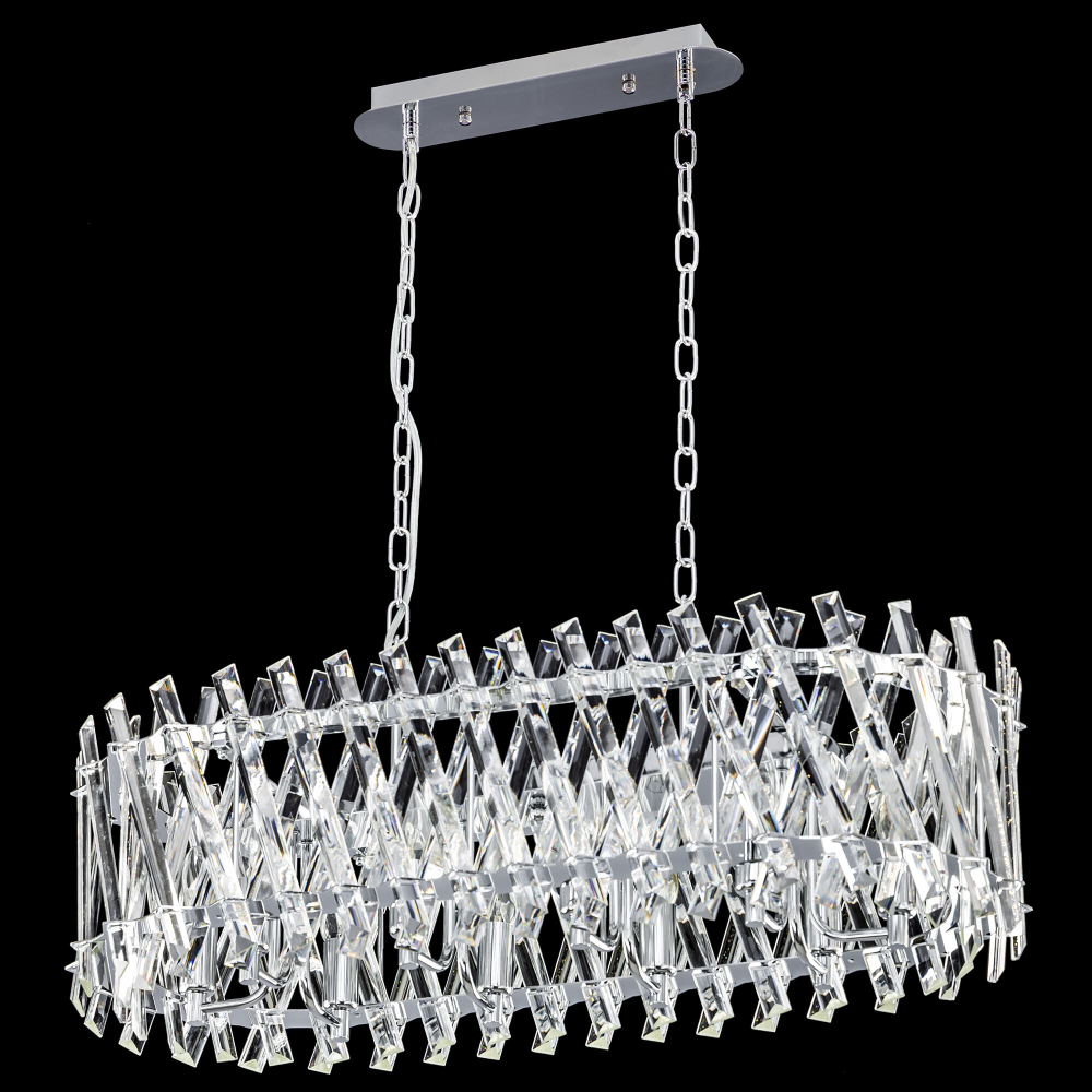 Citilux Ингвар CL334301 Люстра подвесная хрустальная Хром