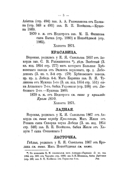Книга рысистых лошадей в России. Часть 5. Губернии Рязанская, Московская, Смоленская и Калужская | Н.Д. Лодыгин