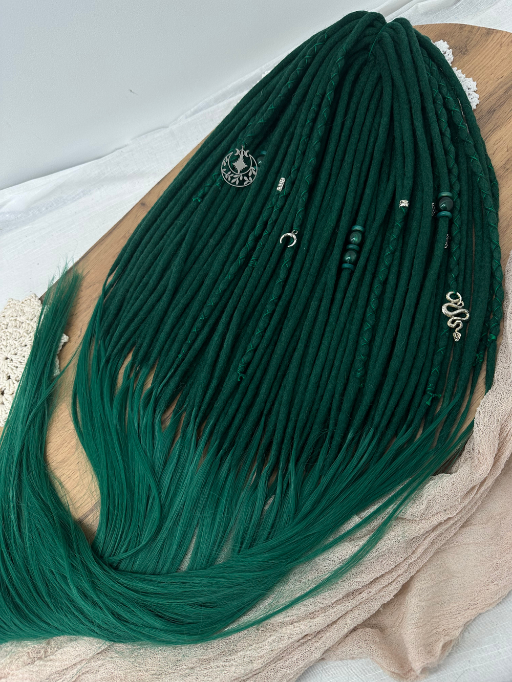 Войлочные дреды с удлинением из термоволокна 100см