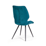 Стул Flash ромб поворотный 360 градусов, бархат изумрудный 87