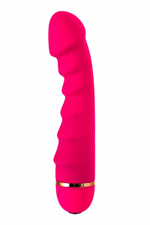 A-Toys G-Spot 16 см – розовый рельефный вибростимулятор точки G, 20 режимов
