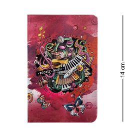 BM-09/2 Блокнот мал. «Звуки музыки» (3D твердая обложка)